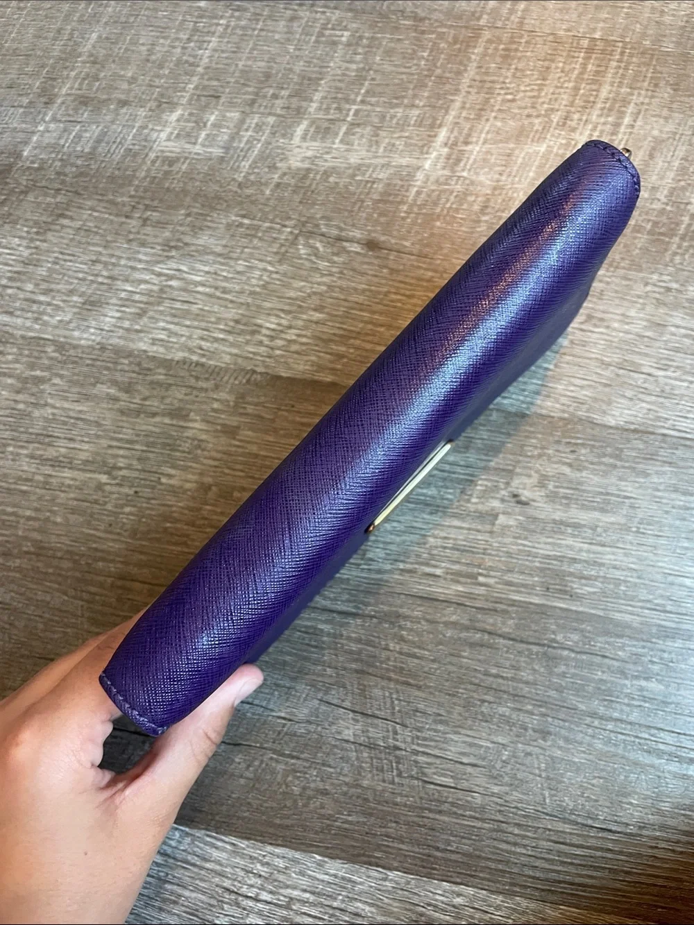 Michael Kors Deep Purple Zip Wallet